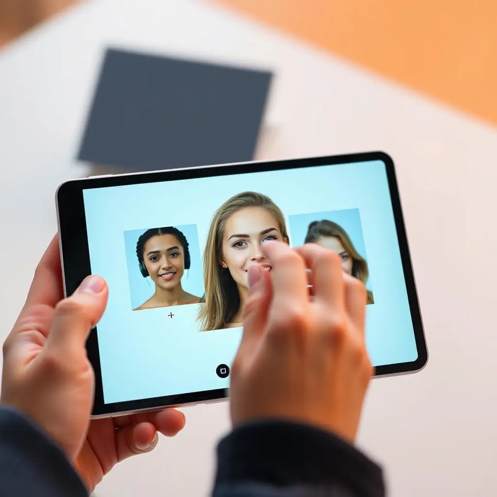 The intuitive user interface of Porn Face Swapper,user can swap face by a simple drag-and-drop operation. The intuitive user interface of Porn Face Swapper,user can swap face by a simple drag-and-drop operation.
