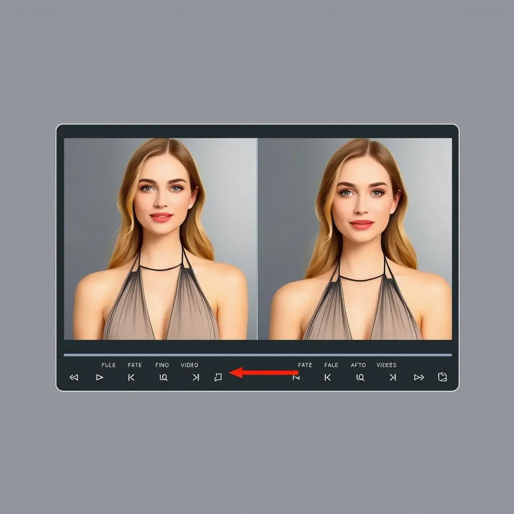 The original video of a woman in a halter dress and the AI face replacement video highlight the realistic and natural effect of the Porn Face Swapper. The original video of a woman in a halter dress and the AI face replacement video highlight the realistic and natural effect of the Porn Face Swapper.